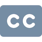 Closed Captioning SVG Icon